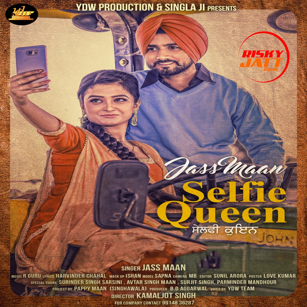 Download Selfie Queen by Jass Maan top 100 mp3 song