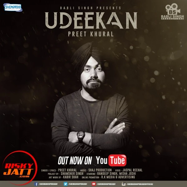 Download Udeekan Lyrics by Preet Khural mp3 song