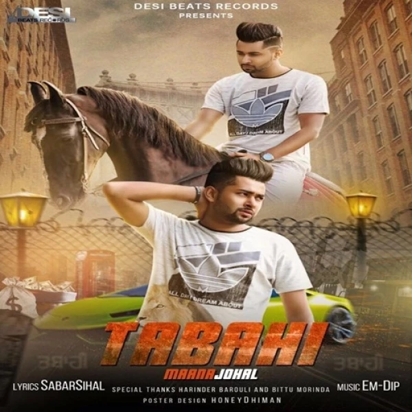 Download Tabahi by Maana Johal top 100 mp3 song