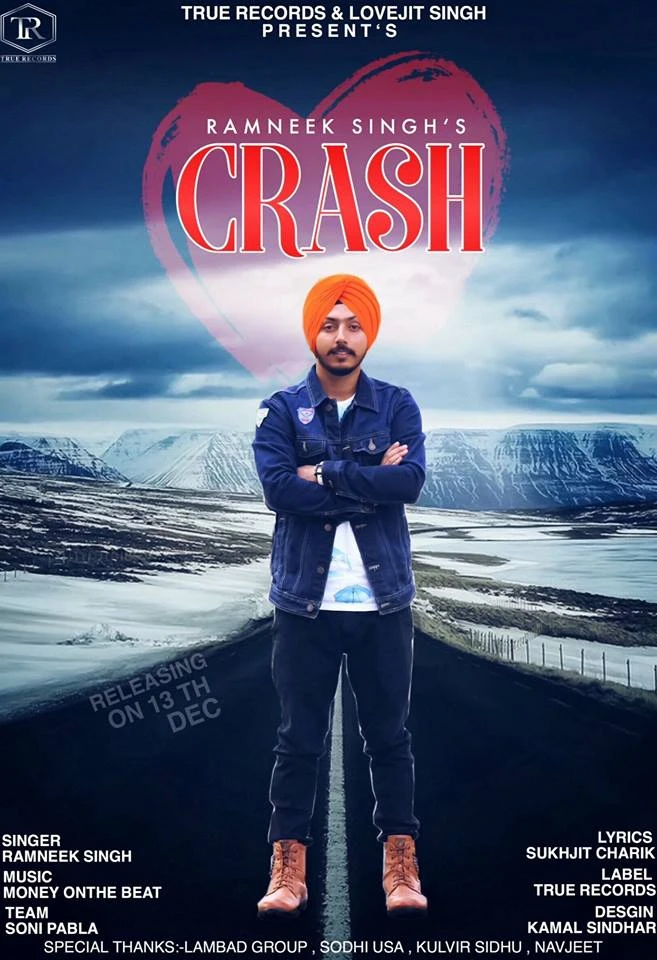 Download Crash by Ramneek Singh top 100 mp3 song