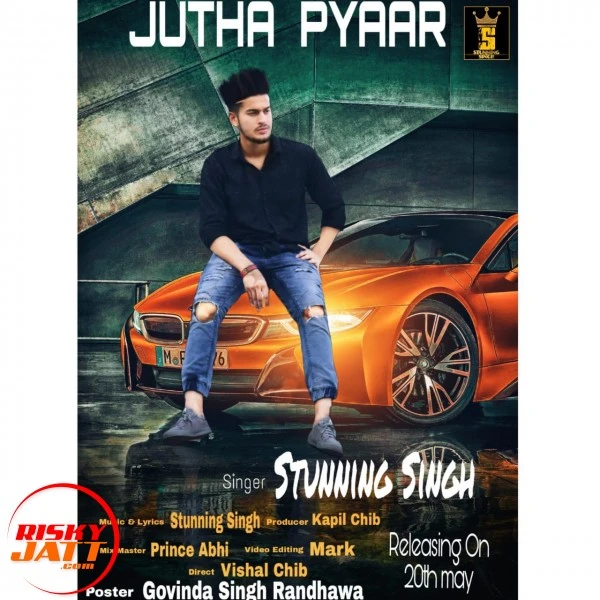 Download Jutha Pyaar Lyrics by Stunning Singh mp3 song