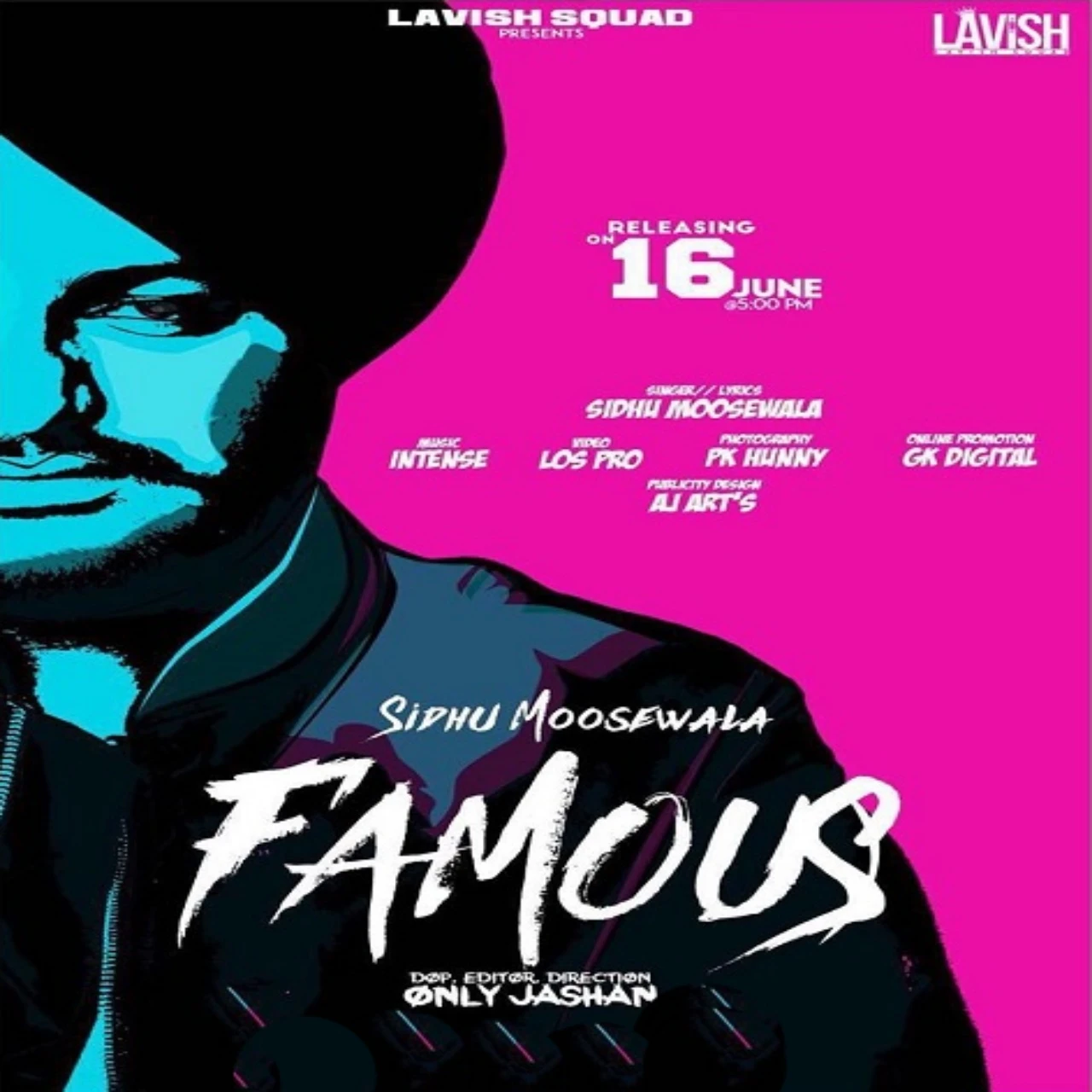 Download Famous by Sidhu Moose Wala top 20 mp3 song