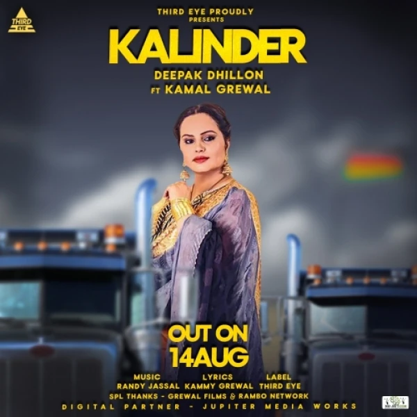 Download Kalinder by Deepak Dhillon and Kamal Grewal top 100 mp3 song