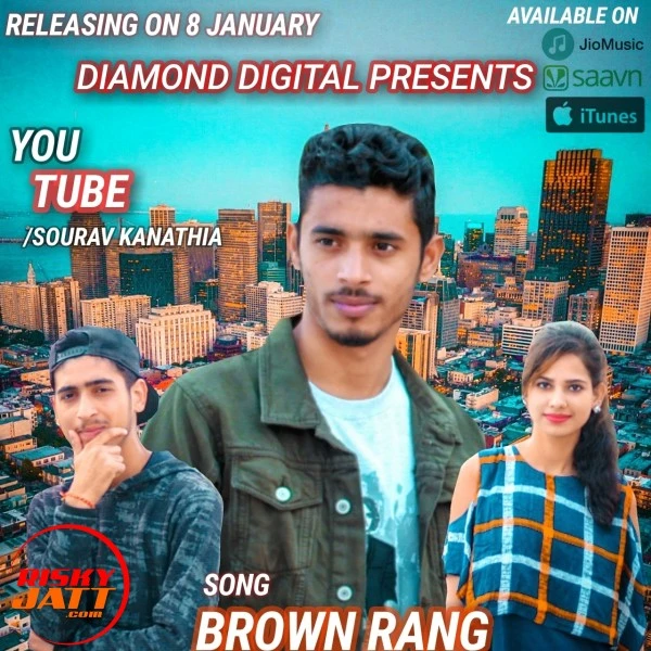 Download Brown Rang Lyrics by Sourav,ViShu PopStar mp3 song