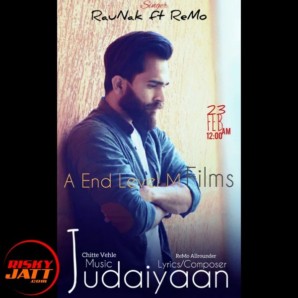 Download Judaiyaan Lyrics by Raunak,Remo Allrounder mp3 song