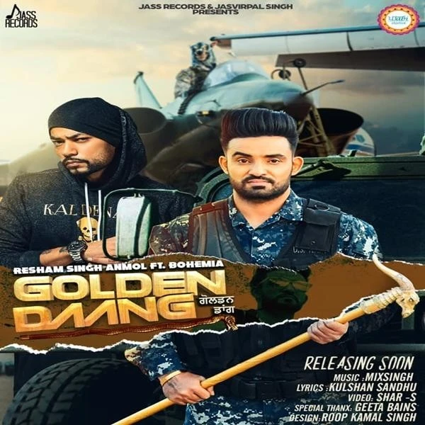 Download Golden Daang Lyrics by Resham Singh Anmol,Bohemia mp3 song