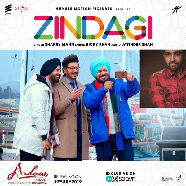 Download Zindagi (Ardaas Karaan) Lyrics by Sharry Mann mp3 song