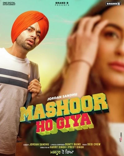 Download Mashoor Ho Giya Lyrics by Jordan Sandhu mp3 song