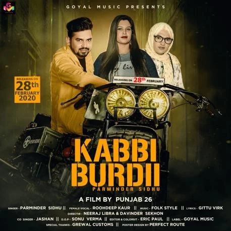 Download Kabbi Burdii by Parminder Sidhu top 100 mp3 song
