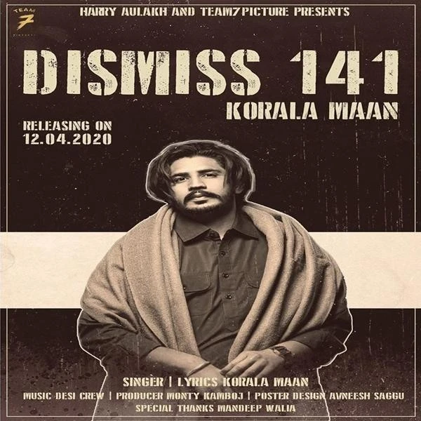 Download Dismiss 141 Lyrics by Korala Maan mp3 song