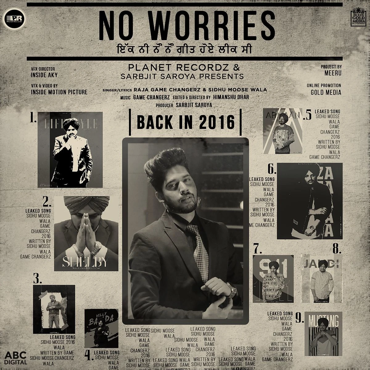 Download No Worries by Sidhu Moose Wala and Raja Game Changerz mp3 song