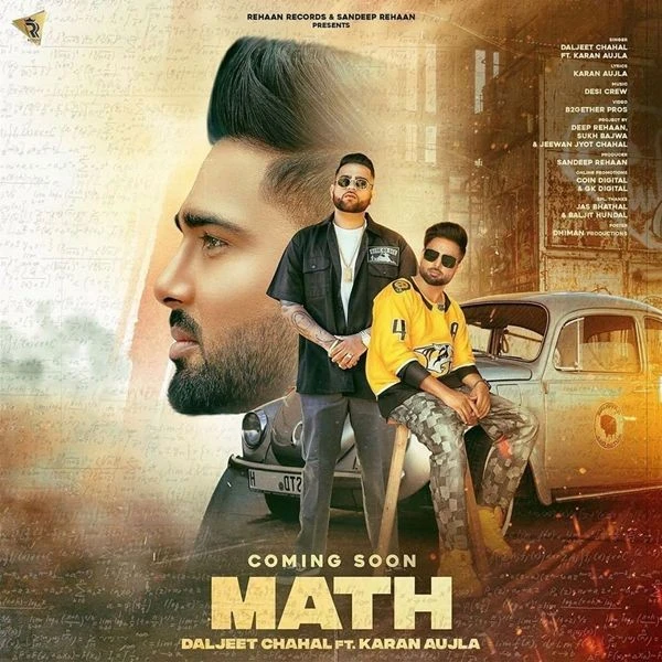 Download Math Lyrics by Karan Aujla,Daljeet Chahal mp3 song