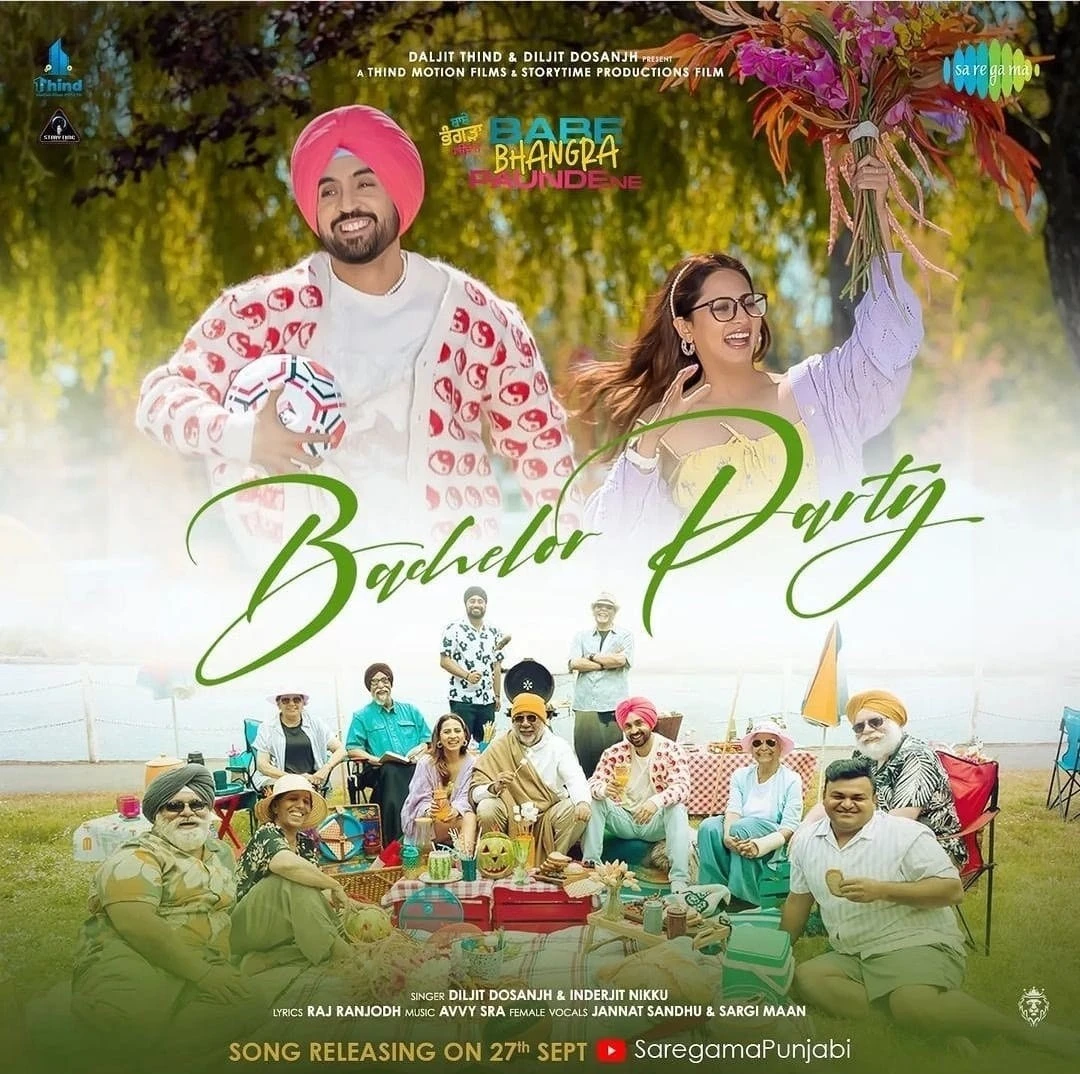 Download Bachelor Party by Diljit Dosanjh and Inderjit Nikku top mp3 song