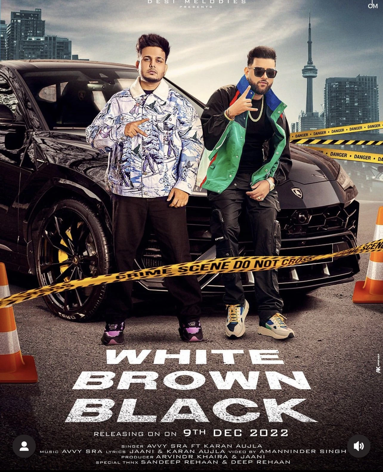 Download White Brown Black by Avvy Sra and Karan Aujla top 100 mp3 song